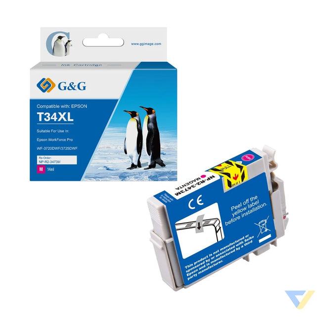 G&G Compatible Epson C13T34734010 Ink M-0