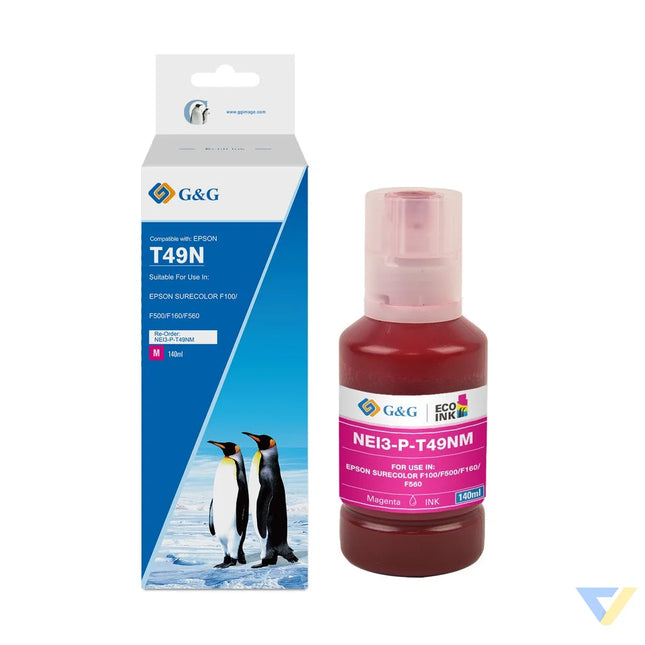G&G Compatible Epson C13T49N300 (T49) Ecotank Ink Magenta-0