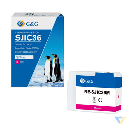 G&G Compatible Epson SJIC36P Inkjet Cartridge Magenta-0