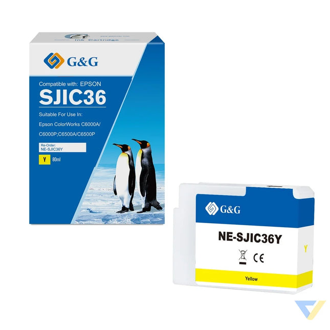 G&G Compatible Epson SJIC36P Inkjet Cartridge Yellow-0