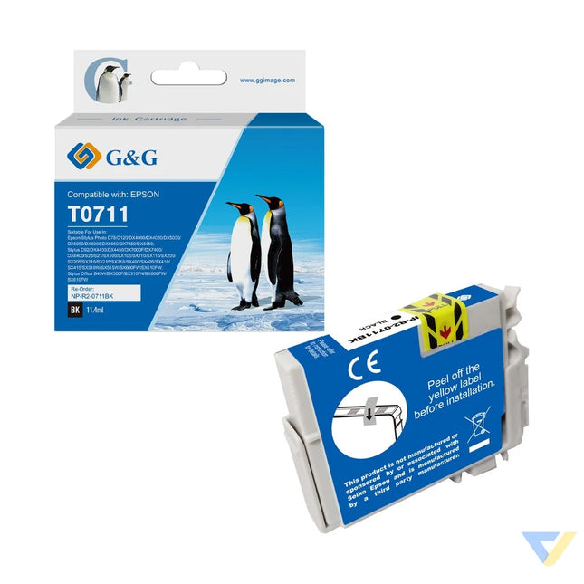 G&G Compatible Epson T0711/T0891 Ink B-0