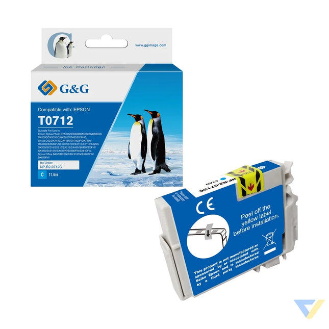 G&G Compatible Epson T0712/T0892 Ink C-0