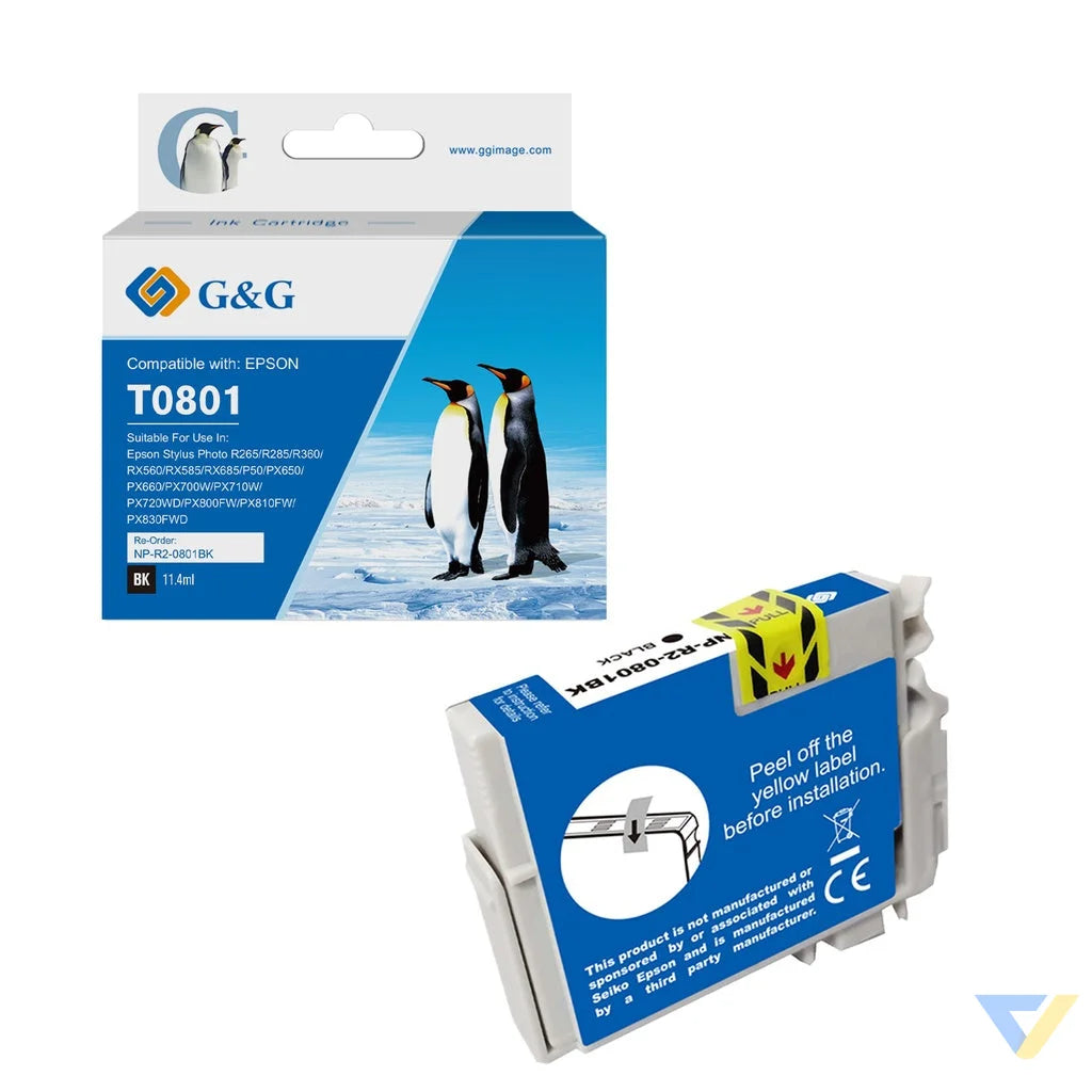 G&G Compatible Epson T0801 Ink B-0
