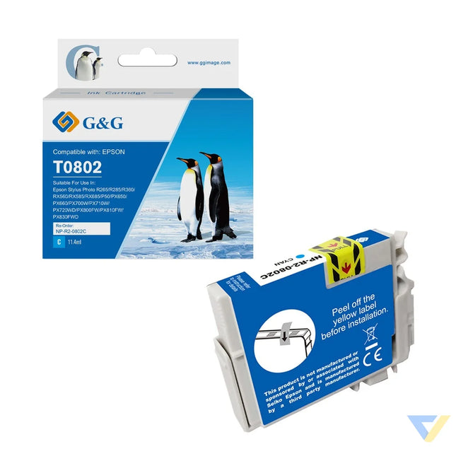 G&G Compatible Epson T0802 Ink C-0