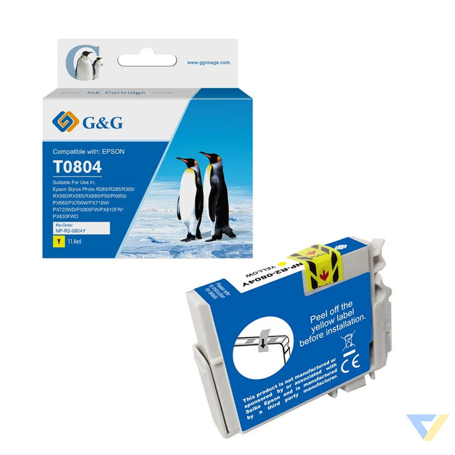 G&G Compatible Epson T0804 Ink Y-0