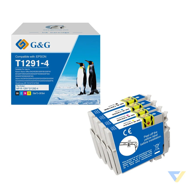 G&G Compatible Epson T1291*2/1292/1293/1294 Ink-0