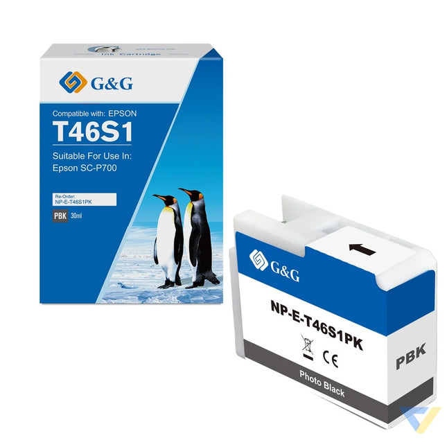 G&G Compatible Epson T46S1PK(PG) Inkjet Cartridge Photo Black-0
