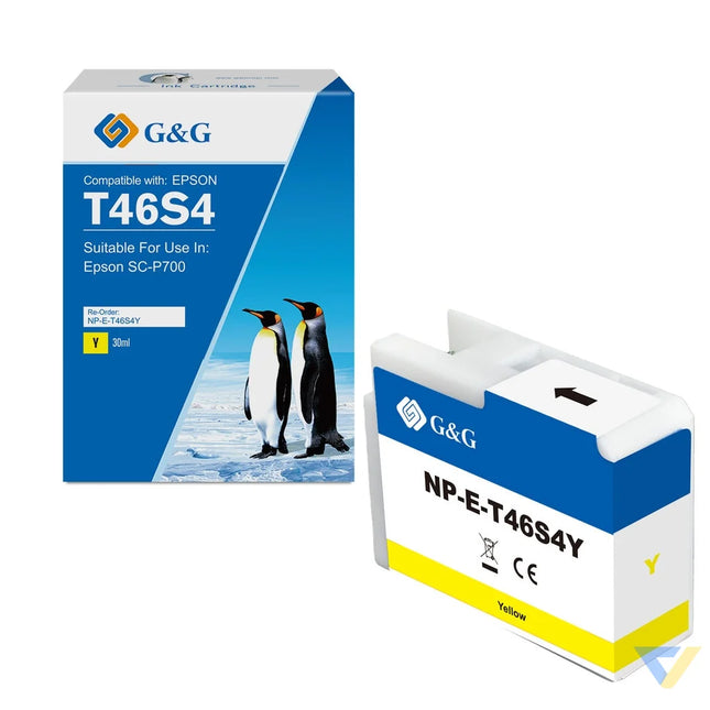 G&G Compatible Epson T46S4Y(PG) Inkjet Cartridge Yellow-0