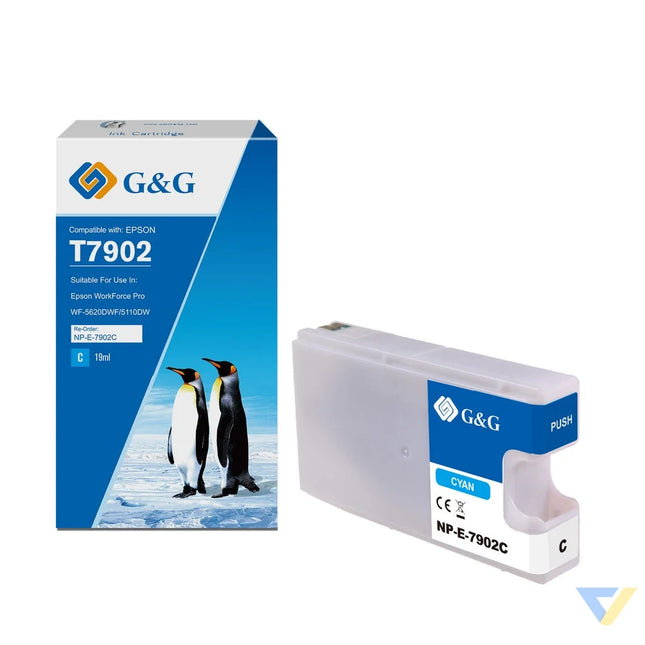 G&G Compatible Epson T7902 Ink C-0