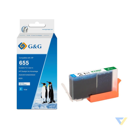 G&G Compatible HP 655 C Ink C-0