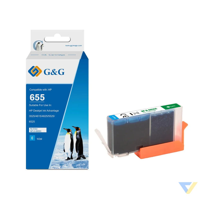 G&G Compatible HP 655 C Ink C-0