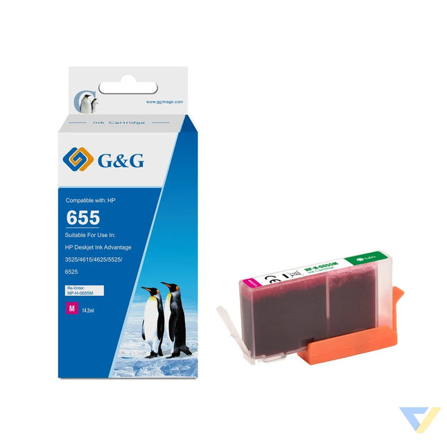 G&G Compatible HP 655 M Ink M-0