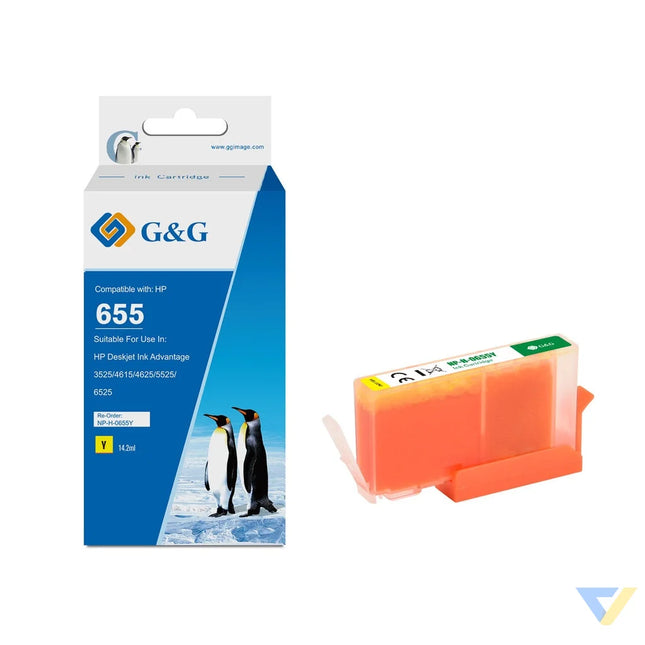 G&G Compatible HP 655 Y Ink Y-0