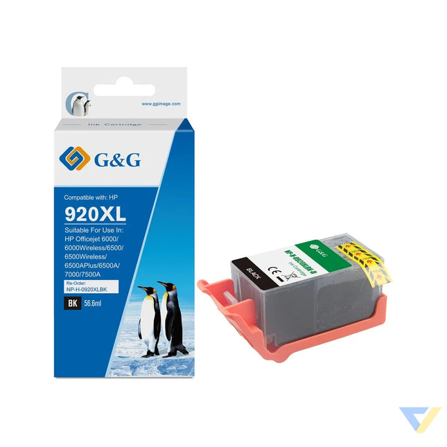 G&G Compatible HP 920XLBK Ink B-0