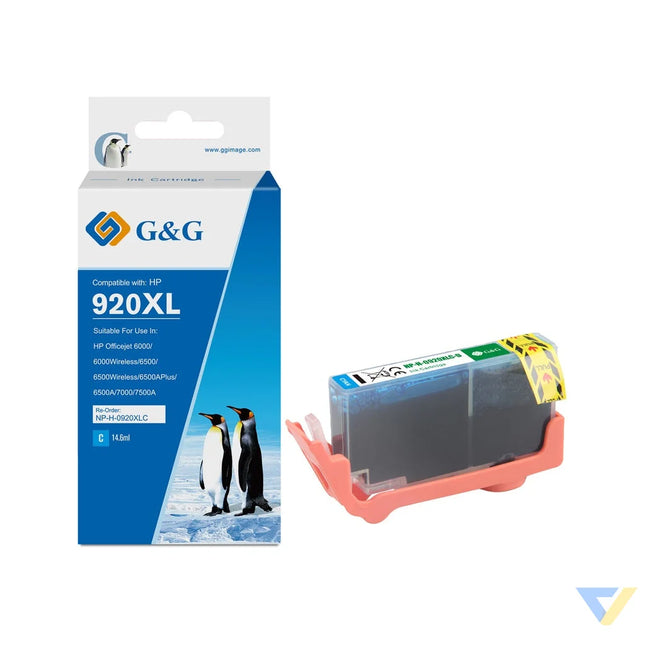G&G Compatible HP 920XLC Ink C-0