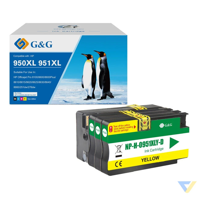 G&G Compatible HP 950XLBK/951XLCMY Ink BK/C/M/Y-0