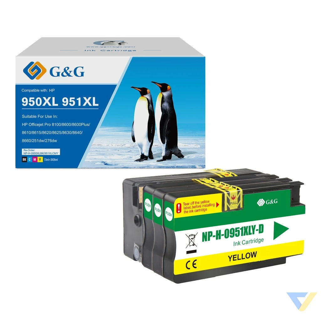 G&G Compatible HP 950XLBK/951XLCMY Ink BK/C/M/Y-0