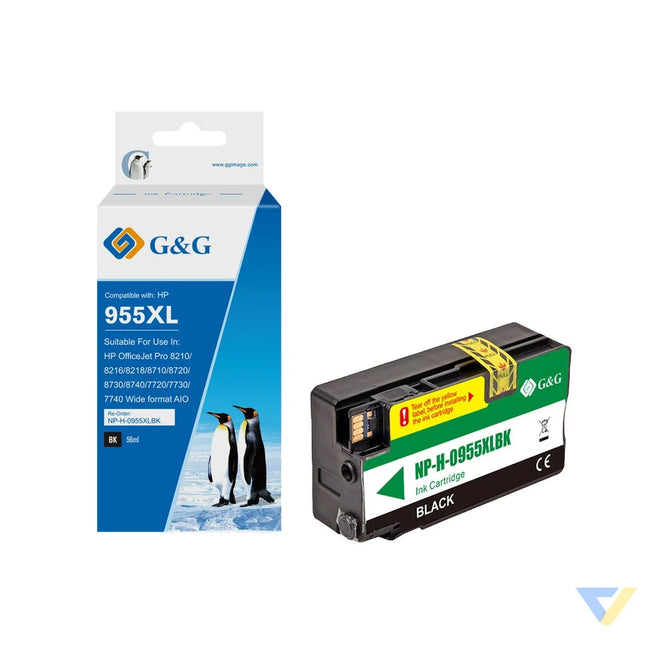 G&G Compatible HP 955XL Inkjet Cartridge BK(PG)-0