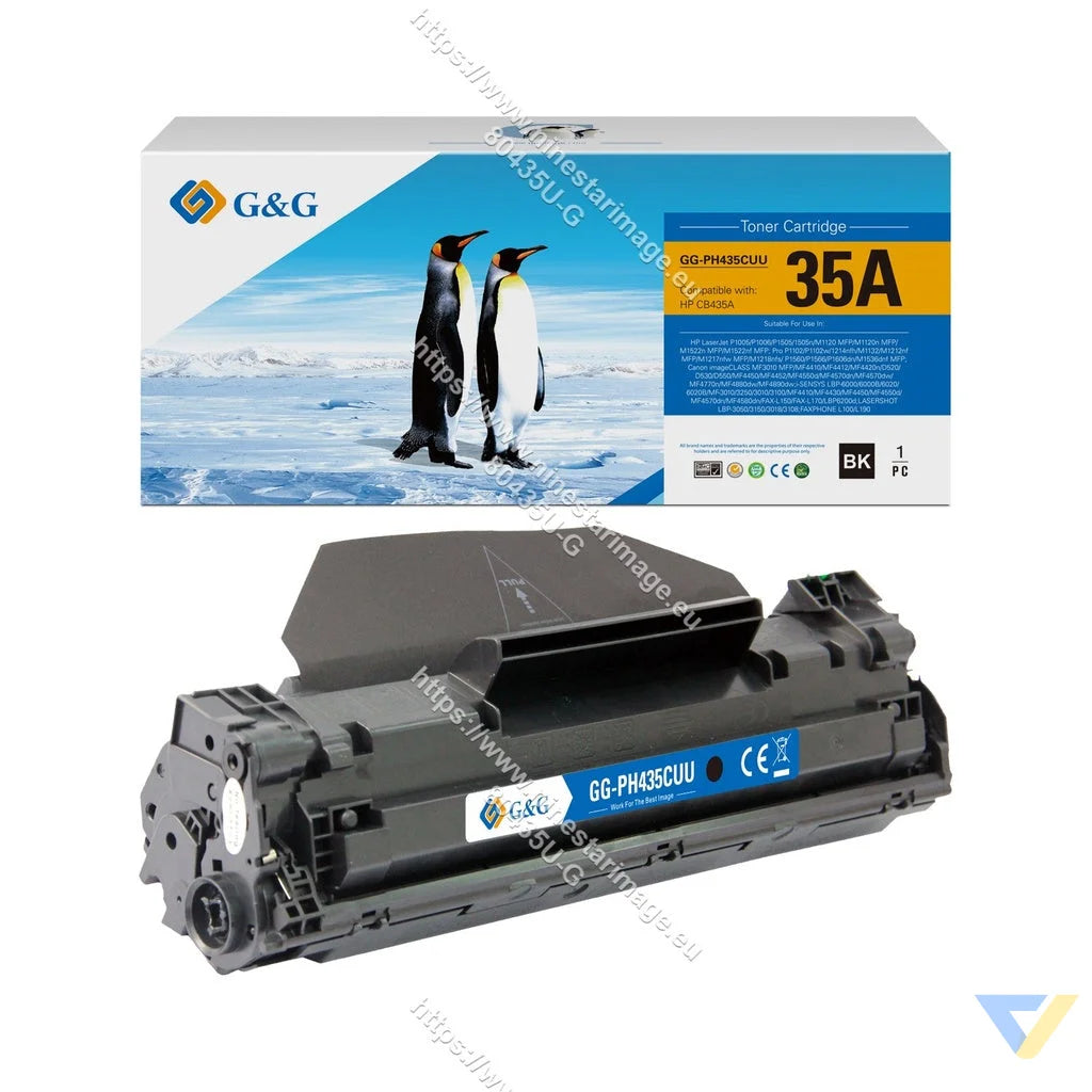 G&G Compatible HP CB435A/CB436A/CE285A/CRG125/CRG712/CRG713/CRG725/CRG312/CRG313/CRG325/CE278A/CRG126/CRG128/CRG726/CRG728/CRG326/CRG328 Toner Mono-0