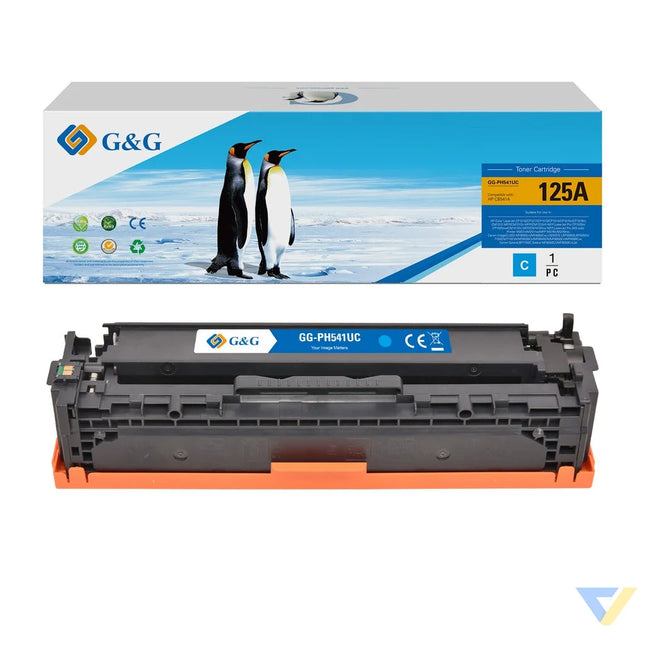 G&G Compatible HP CB541A/CE321A/CF211A/CRG116C/CRG716C/CRG316C Toner Cyan-0