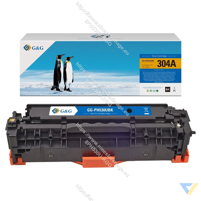G&G Compatible HP CC530A/CE410X/CF380X/CRG118BK/CRG718BK/CRG318BK; Toner Black-0