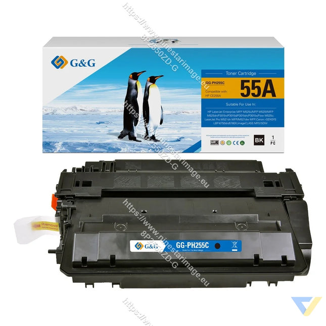 G&G Compatible HP CE255A/CRG324/CRG724/CRG524 Toner Mono-0