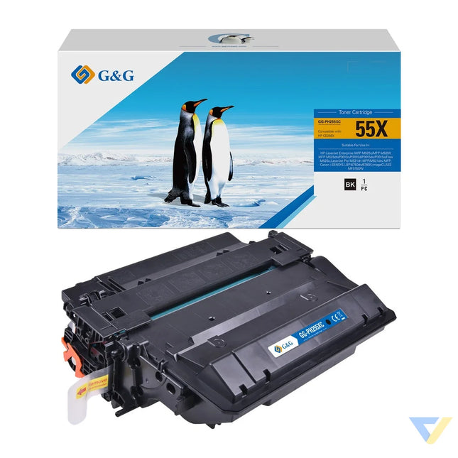 G&G Compatible HP CE255X/CRG324II/CRG724H/CRG524II/CRG324H Toner Mono-0
