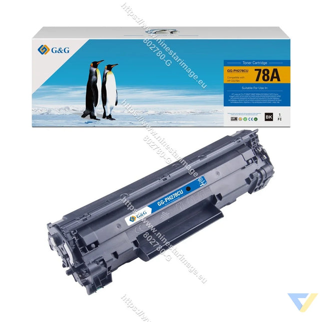 G&G Compatible HP CE278A/CRG126/CRG128/CRG726/CRG728/CRG326/CRG328 Toner Mono-0