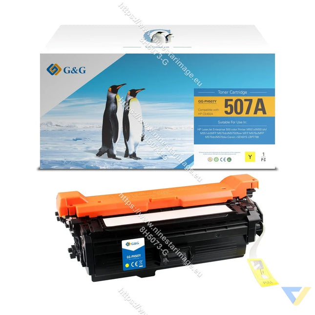 G&G Compatible HP CE402A/CRG732Y/CRG332Y Toner Yellow-0