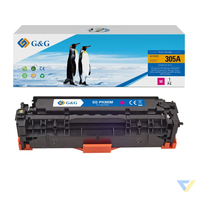 G&G Compatible HP CE413A Toner Magenta-0