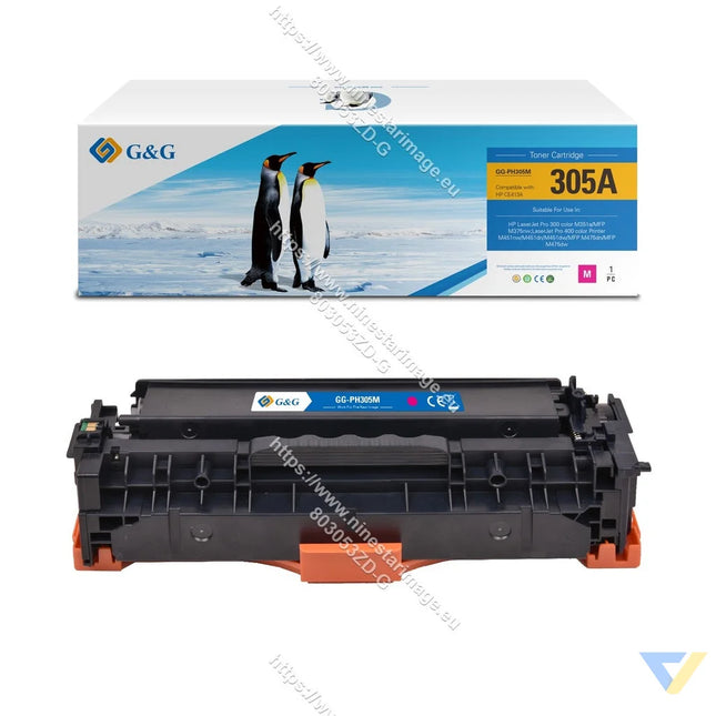 G&G Compatible HP CE413A Toner Magenta-0