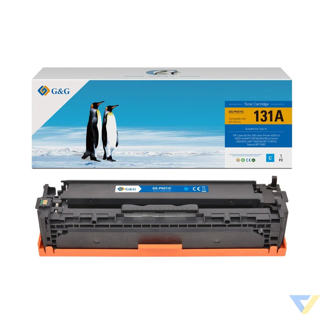 G&G Compatible HP CF211A/CRG131C/CRG731C/CRG331C Toner Cyan-0