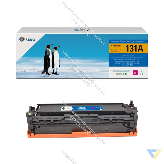 G&G Compatible HP CF213A/CRG131M/CRG731M/CRG331M Toner Magenta-0