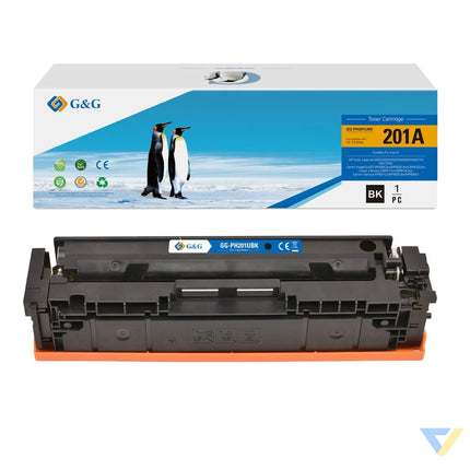 G&G Compatible HP CF400A/Cartridge 045 Black Toner Black-0