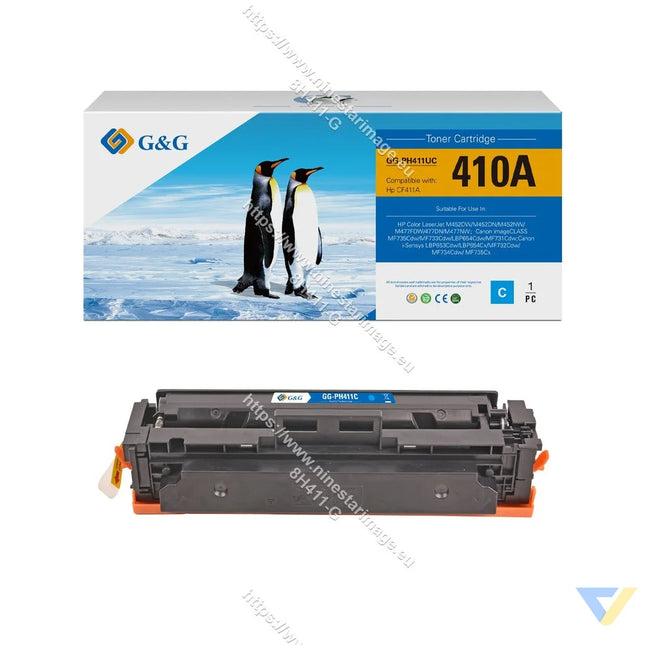 G&G Compatible HP CF411A Toner Cyan-0