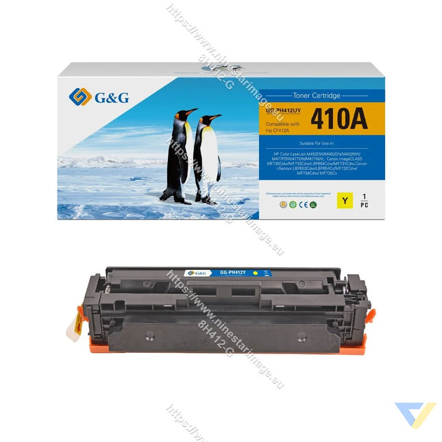 G&G Compatible HP CF412A Toner Yellow-0