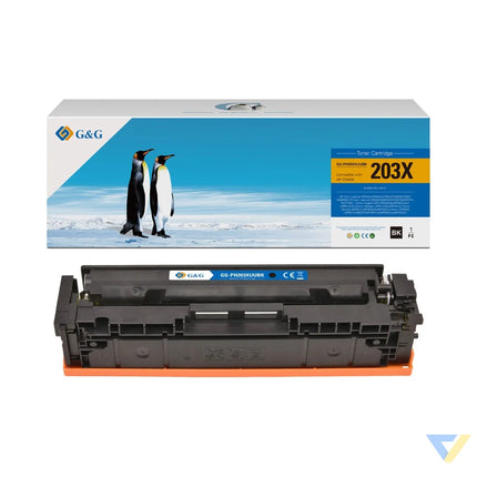 G&G Compatible HP CF540X/CF400X, Canon 045H/054H Toner Black-0