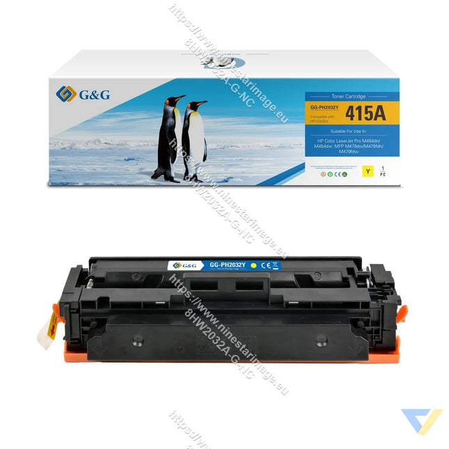 G&G Compatible HP W2032A Toner Yellow-0
