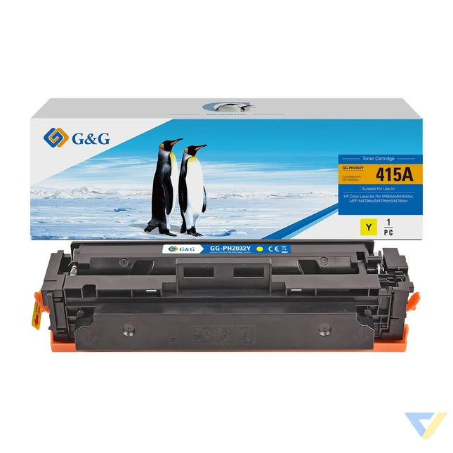 G&G Compatible HP W2032A Toner Yellow-0