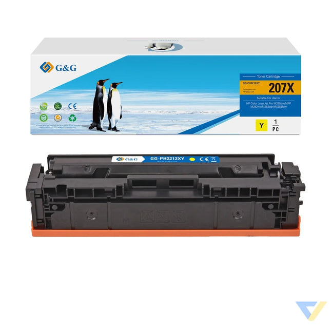 G&G Compatible HP W2212X(207X) Toner Yellow-0