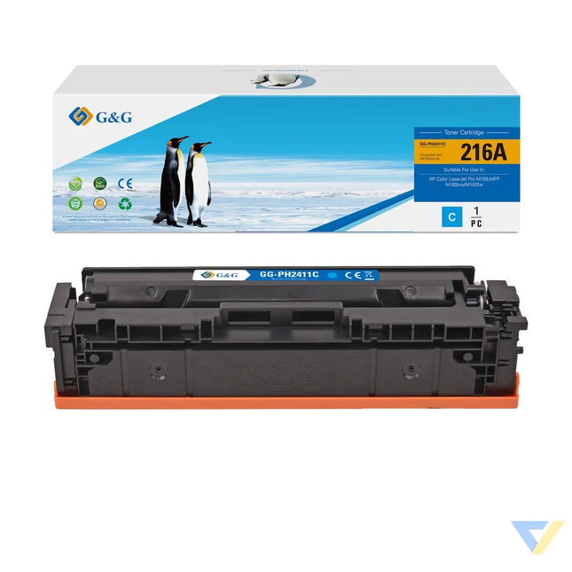 G&G Compatible HP W2411A(216A) Toner Cyan-0