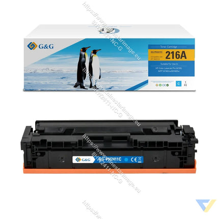 G&G Compatible HP W2411A(216A) Toner Cyan-0