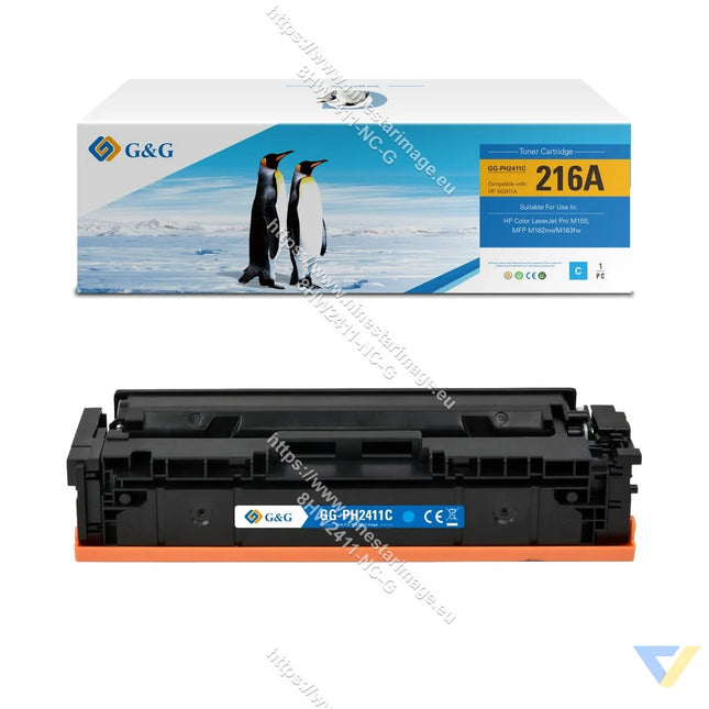 G&G Compatible HP W2411A(216A) Toner Cyan-0