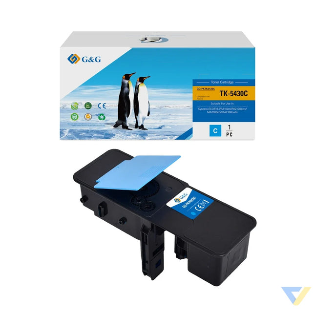 G&G Compatible Kyocera TK-5430C Toner Cyan-0