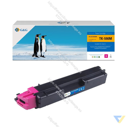 G&G Compatible Kyocera TK-590M Toner Magenta-0