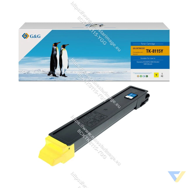 G&G Compatible Kyocera TK-8115Y Toner Yellow-0