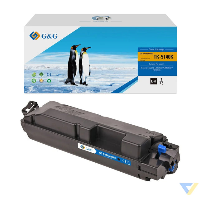 G&G Compatible Kyocera TK5140BK Toner Black-0