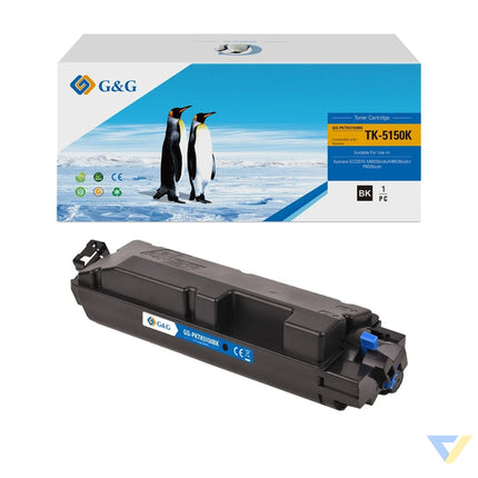 G&G Compatible Kyocera TK5150BK Toner Black-0