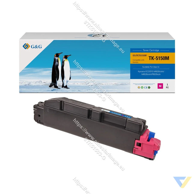 G&G Compatible Kyocera TK5150M Toner Magenta-0