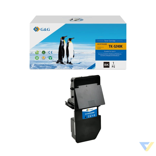 G&G Compatible Kyocera TK5240BK Toner Black-0